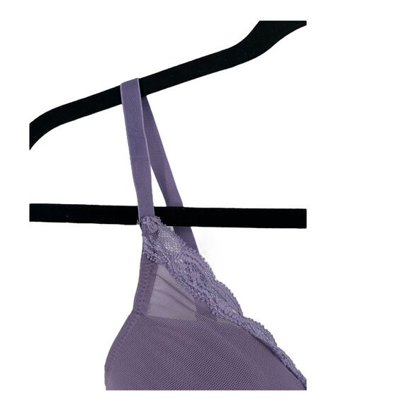 Natori bra 730023 Feathers underwire contour purple size 32DD 32E - Picture 2 of 6